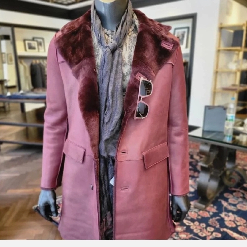 John Varvatos Shearling NWT